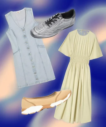 Sneakers and Dresses: The Summer Duo We’ll Never Quit